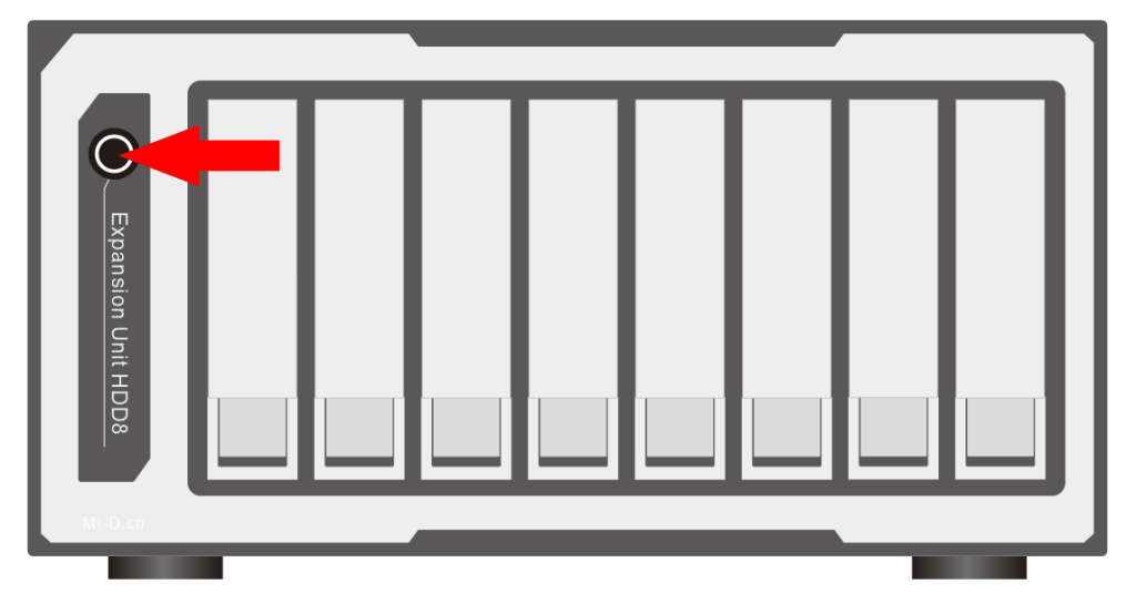 TANK NAS 主机 电脑硬盘扩展 8硬盘位 扩展箱 机箱方案1组装说明插图3